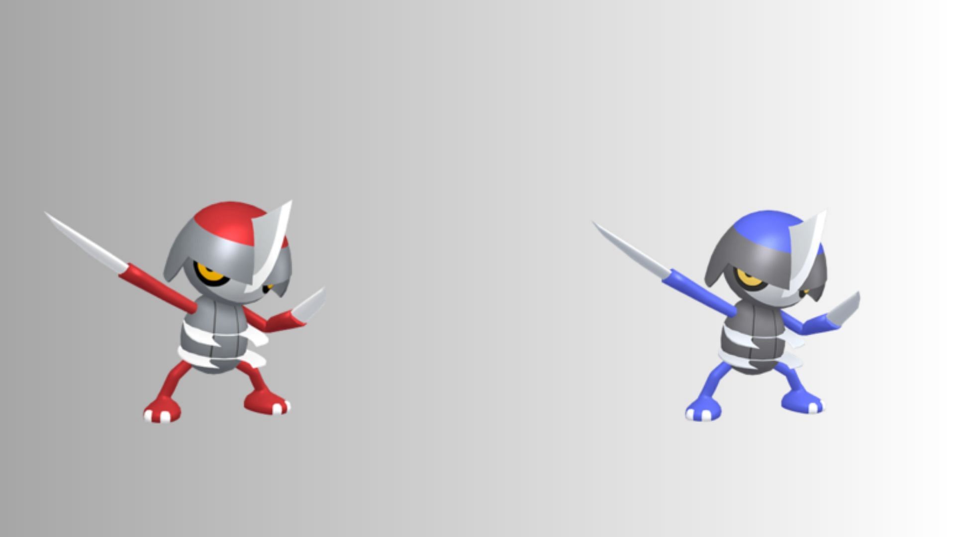 Pawniard and its Shiny form (Image via TPC)